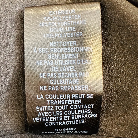 JONATHAN SIMKHAI TESSA VEGAN Leather Tie High Waisted Pant in Black - Picture 16 of 16